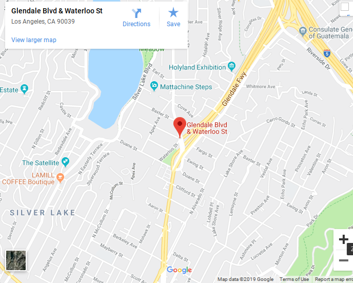 Google map of 2 Freeway and Waterloo